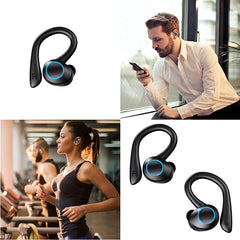 Wireless 5.0 Headphone Touch Control Sports Waterproof Bluetooth Earphone HiFi 9D Bass Stereo Earphone Headset With Microphone
