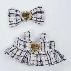 LABUBUThe first secondand third generations of Labubu can wear a small fragrant skirt set bow trendy strap skirt andbaby clothes