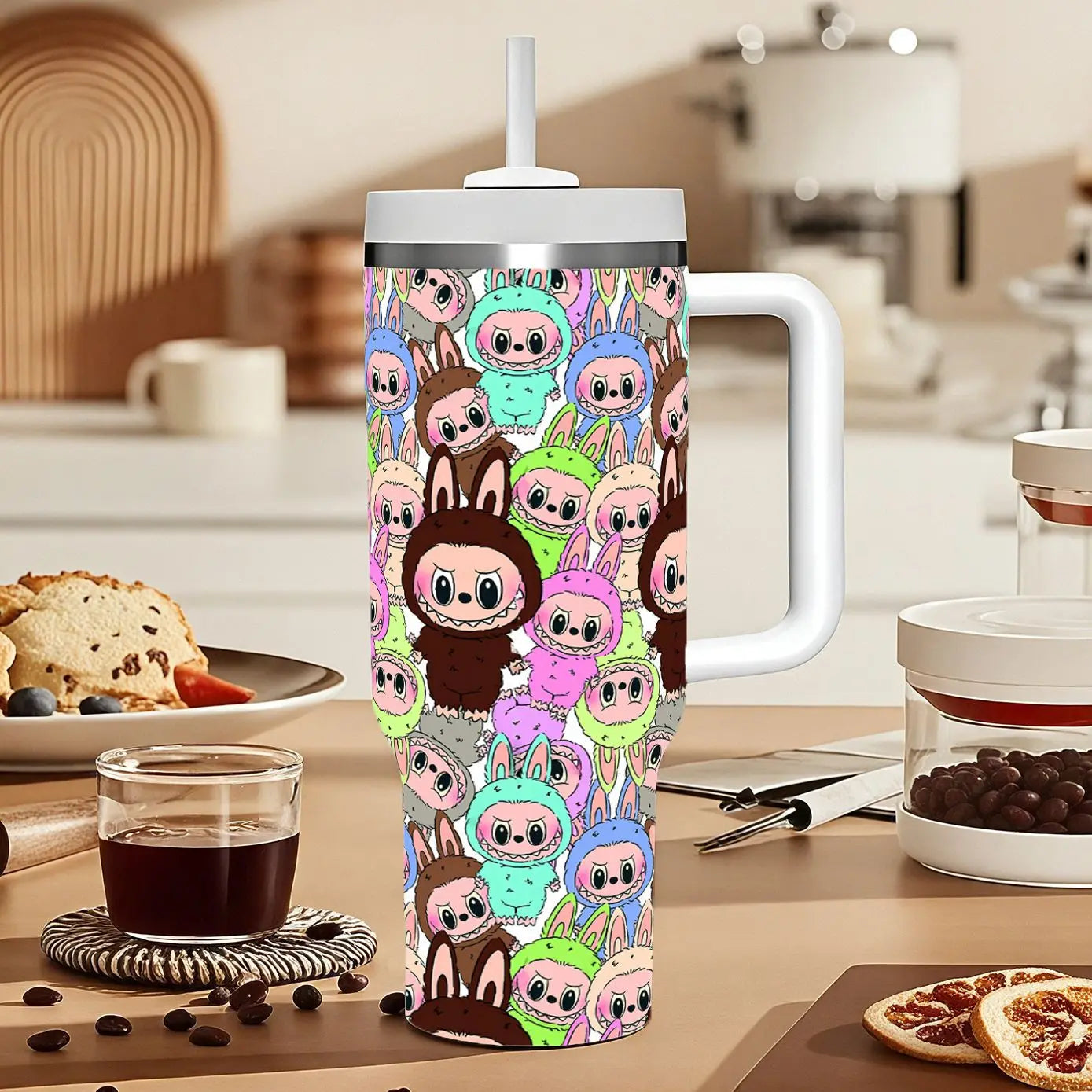 Second generation fabric 40oz car cup Elf Tumbler Tiantuan stainless steel Ice King insulated cup