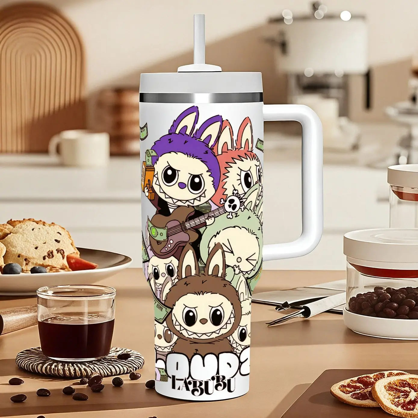 Second generation fabric 40oz car cup Elf Tumbler Tiantuan stainless steel Ice King insulated cup
