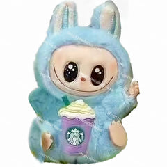 Labubu Mini plush doll clothes accessories for korea kpop exo labubu v1 v2 idol dolls pit strip climbing suit clothes gift