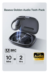 Baseus Eli 10i Fit Open-Ear Earphones Wireless Bluetooth 5.4 Headphones IP54 Waterproof Air conduction AI Clear Calls Earbuds
