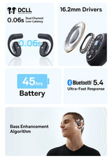 Baseus Eli 10i Fit Open-Ear Earphones Wireless Bluetooth 5.4 Headphones IP54 Waterproof Air conduction AI Clear Calls Earbuds