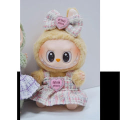 LABUBUThe first secondand third generations of Labubu can wear a small fragrant skirt set bow trendy strap skirt andbaby clothes