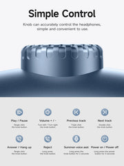 HOCO W35 Max Wireless HiFi Music Headphone 42mm Coil Speaker Candy Color Bluetooth 5.3 Sport Earphone Support AUX/TF Card Mode