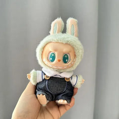Labubu Designer Clothes Collection: Cute Doll Outfits, Luxury Toy Gift Ornaments with Seat Accessory