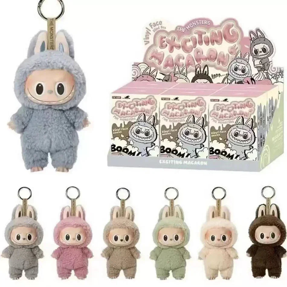 2025 Spot Hot Labubu Character Series PVC Pendant Doll Model Monster Replica Keychain Boy