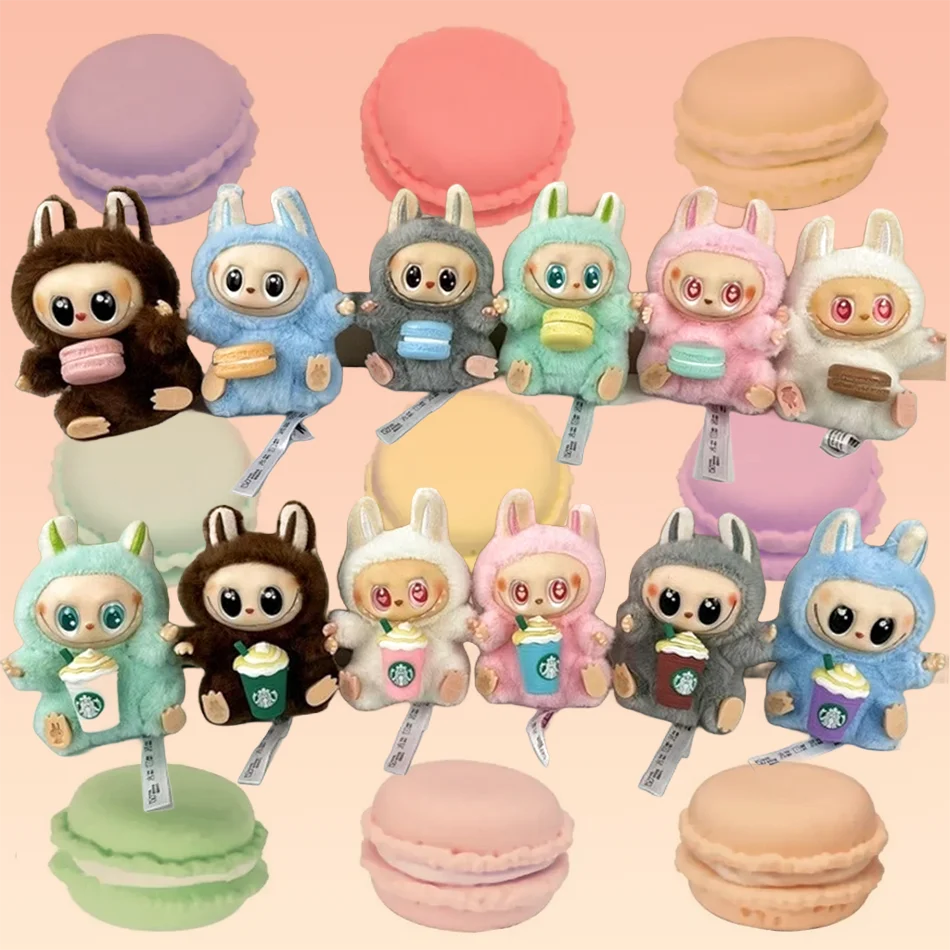 Labubu Mini plush doll clothes accessories for korea kpop exo labubu v1 v2 idol dolls pit strip climbing suit clothes gift