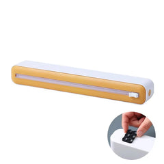 2 in 1 Plastic Wrap Dispenser Food Cling Film Cutter Wrap Storage Box Aluminum Foil Stretch Film Cutter Kitchen Accessories