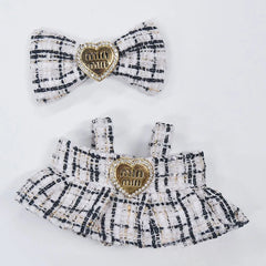 LABUBUThe first secondand third generations of Labubu can wear a small fragrant skirt set bow trendy strap skirt andbaby clothes