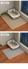 TOUA Choice Double Layer EVA Cat Litter Pad Bed Cats Large 75cm Waterproof Sand Basin Filter Kitten Dog Pet Products Accessories