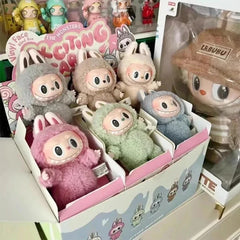 2025 Spot Hot Labubu Character Series PVC Pendant Doll Model Monster Replica Keychain Boy