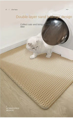 TOUA Choice Double Layer EVA Cat Litter Pad Bed Cats Large 75cm Waterproof Sand Basin Filter Kitten Dog Pet Products Accessories