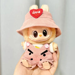 Labubu Designer Clothes Collection: Cute Doll Outfits, Luxury Toy Gift Ornaments with Seat Accessory