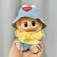 Labubu Designer Clothes Collection: Cute Doll Outfits, Luxury Toy Gift Ornaments with Seat Accessory