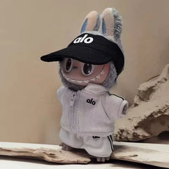 Clothes only] one or two generations of LABUBU sitting party keychain Labubu clothes pendant fashion cute casual suit