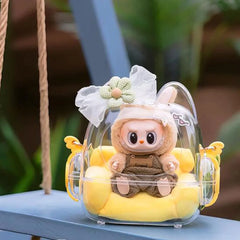 Labubu Blind Box Storage Bag Cute Transparent Crossbody Bag Display Case For Dolls Toy