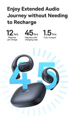 Baseus Eli 10i Fit Open-Ear Earphones Wireless Bluetooth 5.4 Headphones IP54 Waterproof Air conduction AI Clear Calls Earbuds