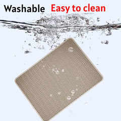 TOUA Choice Double Layer EVA Cat Litter Pad Bed Cats Large 75cm Waterproof Sand Basin Filter Kitten Dog Pet Products Accessories