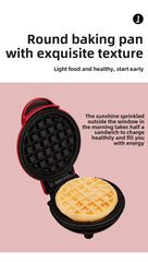 Heart Shape 106MM Size Miniature Electric Oven Mini Waffle Maker Model Kitchen Furniture Accessories For Couples Valentines Day