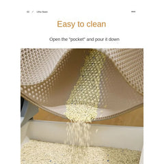 TOUA Choice Double Layer EVA Cat Litter Pad Bed Cats Large 75cm Waterproof Sand Basin Filter Kitten Dog Pet Products Accessories