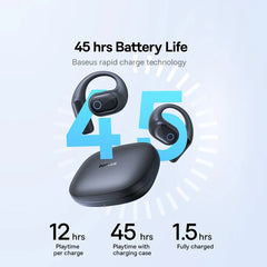 Baseus Eli 10i Fit Open-Ear Earphones Wireless Bluetooth 5.4 Headphones IP54 Waterproof Air conduction AI Clear Calls Earbuds