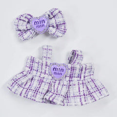 LABUBUThe first secondand third generations of Labubu can wear a small fragrant skirt set bow trendy strap skirt andbaby clothes