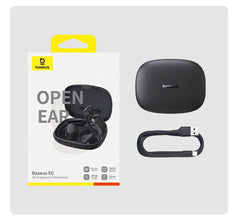 Baseus Eli 10i Fit Open-Ear Earphones Wireless Bluetooth 5.4 Headphones IP54 Waterproof Air conduction AI Clear Calls Earbuds