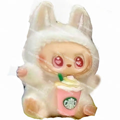 Labubu Mini plush doll clothes accessories for korea kpop exo labubu v1 v2 idol dolls pit strip climbing suit clothes gift
