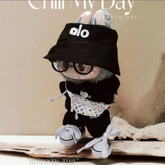 Clothes only] one or two generations of LABUBU sitting party keychain Labubu clothes pendant fashion cute casual suit