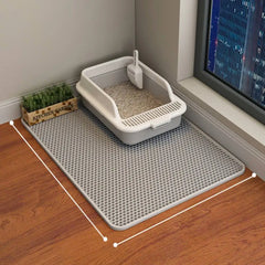 TOUA Choice Double Layer EVA Cat Litter Pad Bed Cats Large 75cm Waterproof Sand Basin Filter Kitten Dog Pet Products Accessories
