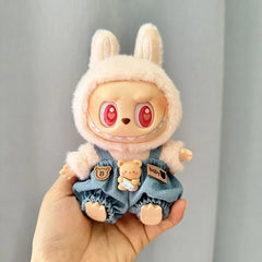 Labubu Designer Clothes Collection: Cute Doll Outfits, Luxury Toy Gift Ornaments with Seat Accessory
