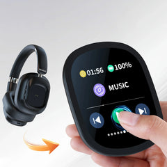 Siindoo NEWEST Hybrid ANC Wireless Headphone, ANC930Plus With Multi Magnetic Touch Control LED Screen 1GB MP3 AND APP Download
