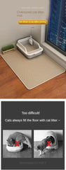 TOUA Choice Double Layer EVA Cat Litter Pad Bed Cats Large 75cm Waterproof Sand Basin Filter Kitten Dog Pet Products Accessories