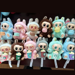 Labubu Mini plush doll clothes accessories for korea kpop exo labubu v1 v2 idol dolls pit strip climbing suit clothes gift