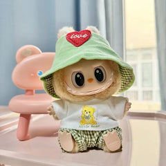 Labubu Designer Clothes Collection: Cute Doll Outfits, Luxury Toy Gift Ornaments with Seat Accessory