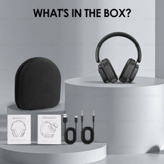 Siindoo NEWEST Hybrid ANC Wireless Headphone, ANC930Plus With Multi Magnetic Touch Control LED Screen 1GB MP3 AND APP Download