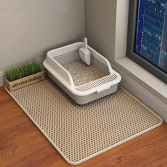 TOUA Choice Double Layer EVA Cat Litter Pad Bed Cats Large 75cm Waterproof Sand Basin Filter Kitten Dog Pet Products Accessories
