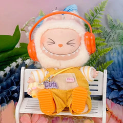 17cm Labubu Doll's Clothes Cute Fashion V1V2 Idol Clothing DIY Kids Gift Labubu Dress Cloak Gift Clothes Hair accessories Ropa