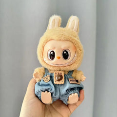 Labubu Designer Clothes Collection: Cute Doll Outfits, Luxury Toy Gift Ornaments with Seat Accessory