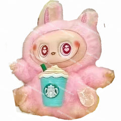 Labubu Mini plush doll clothes accessories for korea kpop exo labubu v1 v2 idol dolls pit strip climbing suit clothes gift